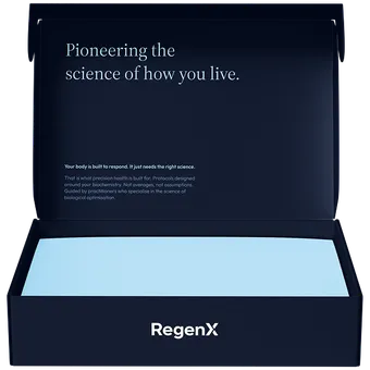 RegenX Health protocol box — personalised therapy delivered to your door